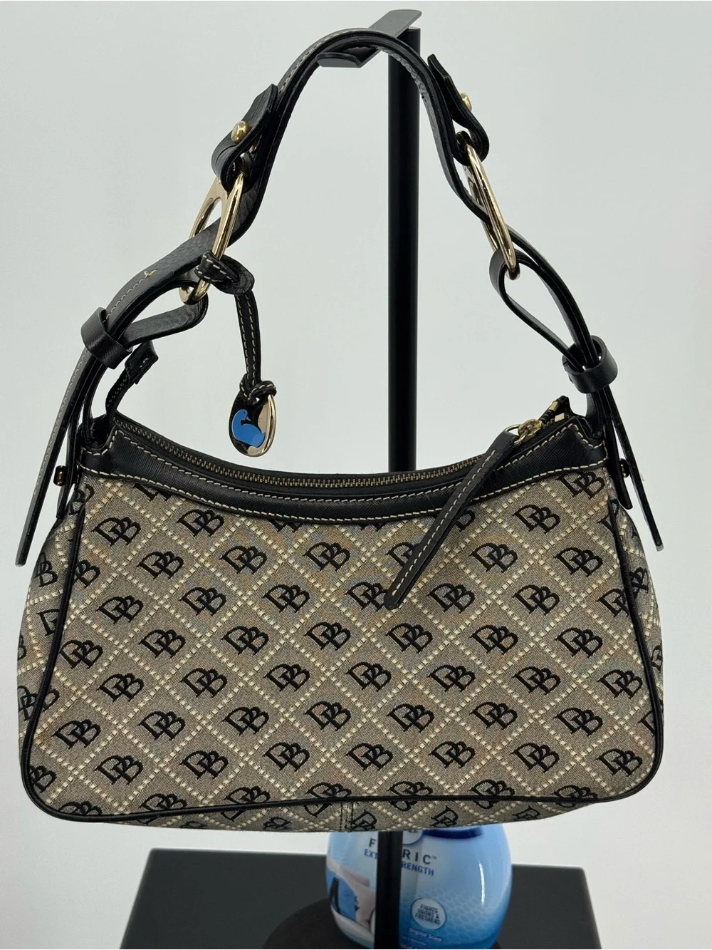 Dooney & Bourke Monogram Hobo Shoulder Bag Purse